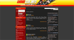 Desktop Screenshot of animesub.info