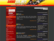 Tablet Screenshot of animesub.info